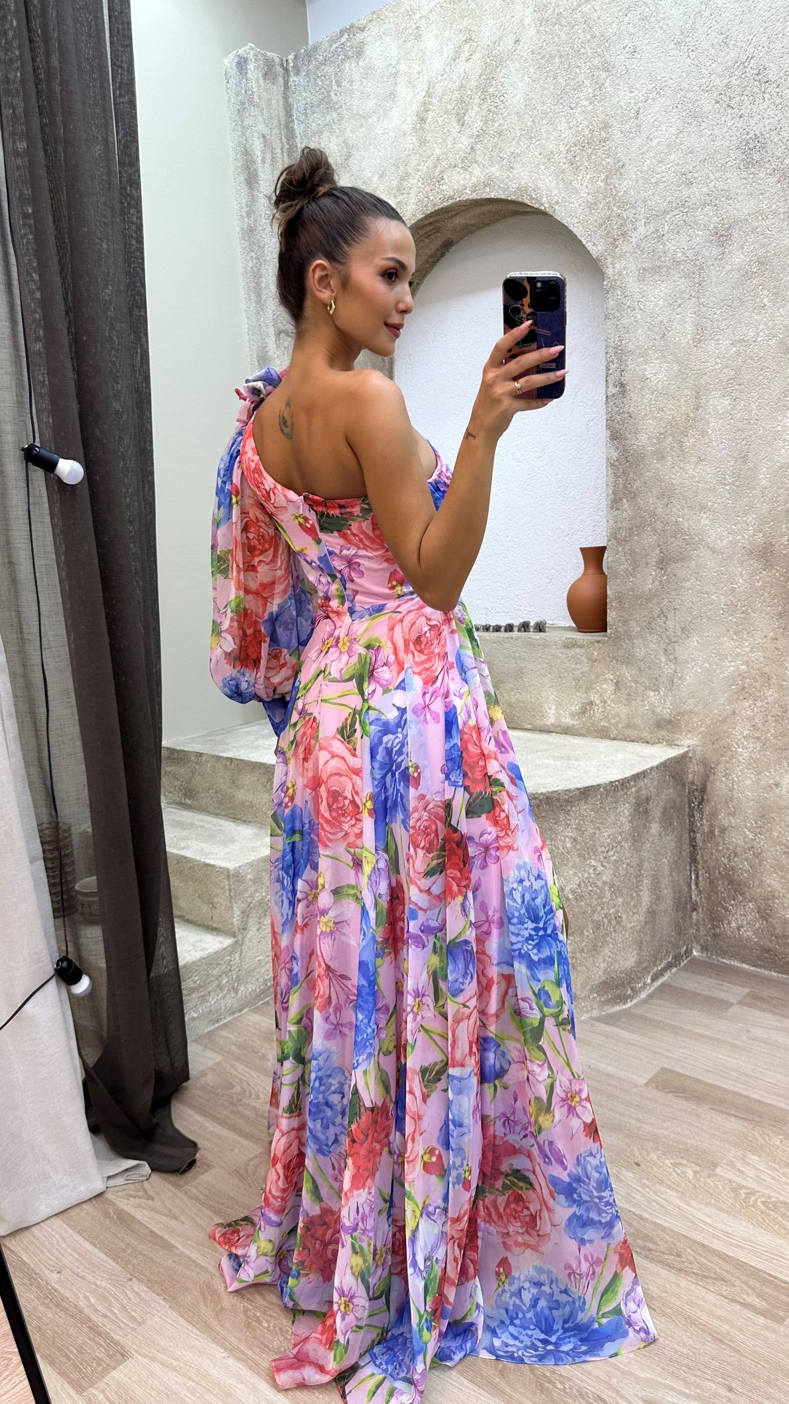 Tova | Floral One Shoulder Dress