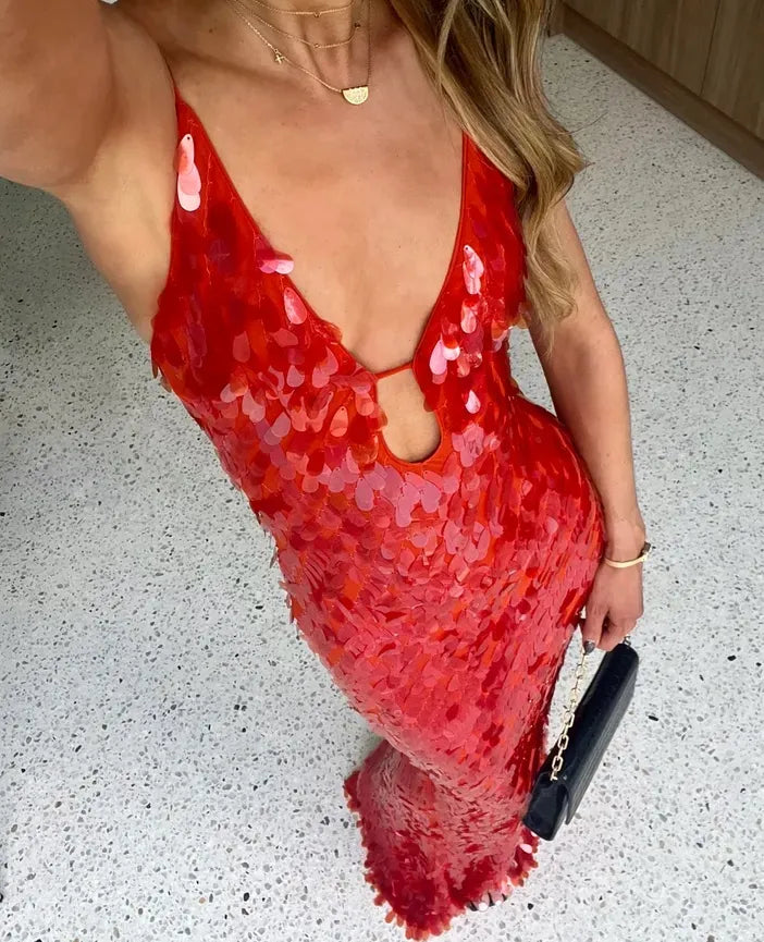 Rhea | Women's Dazzling Sequin Gown