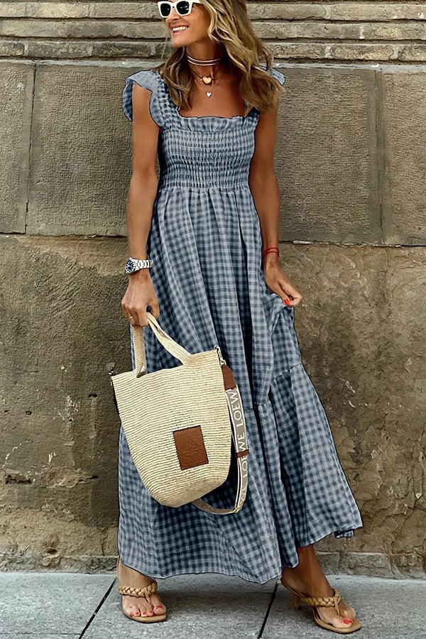 Evie | Summer Breeze Gingham Dress