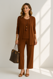 Harlow | Women's Elegant Three-Piece Pantsuit Set