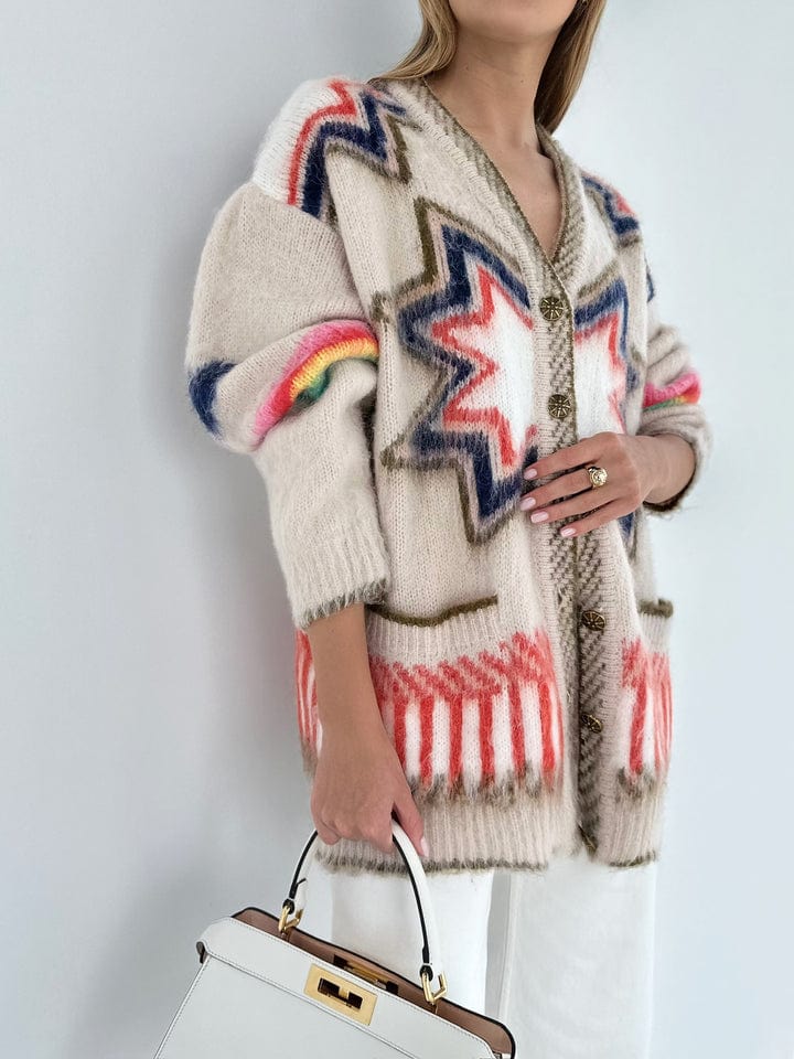 Isolde | Printed Cardigan