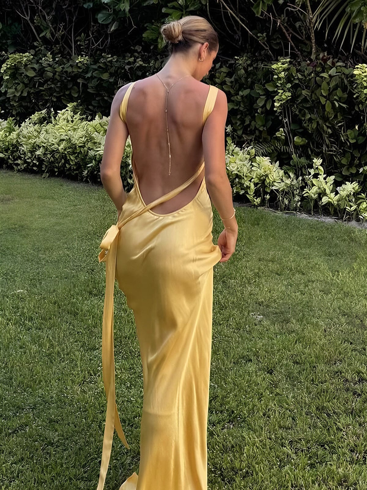 Selina | Satin Halter Dress