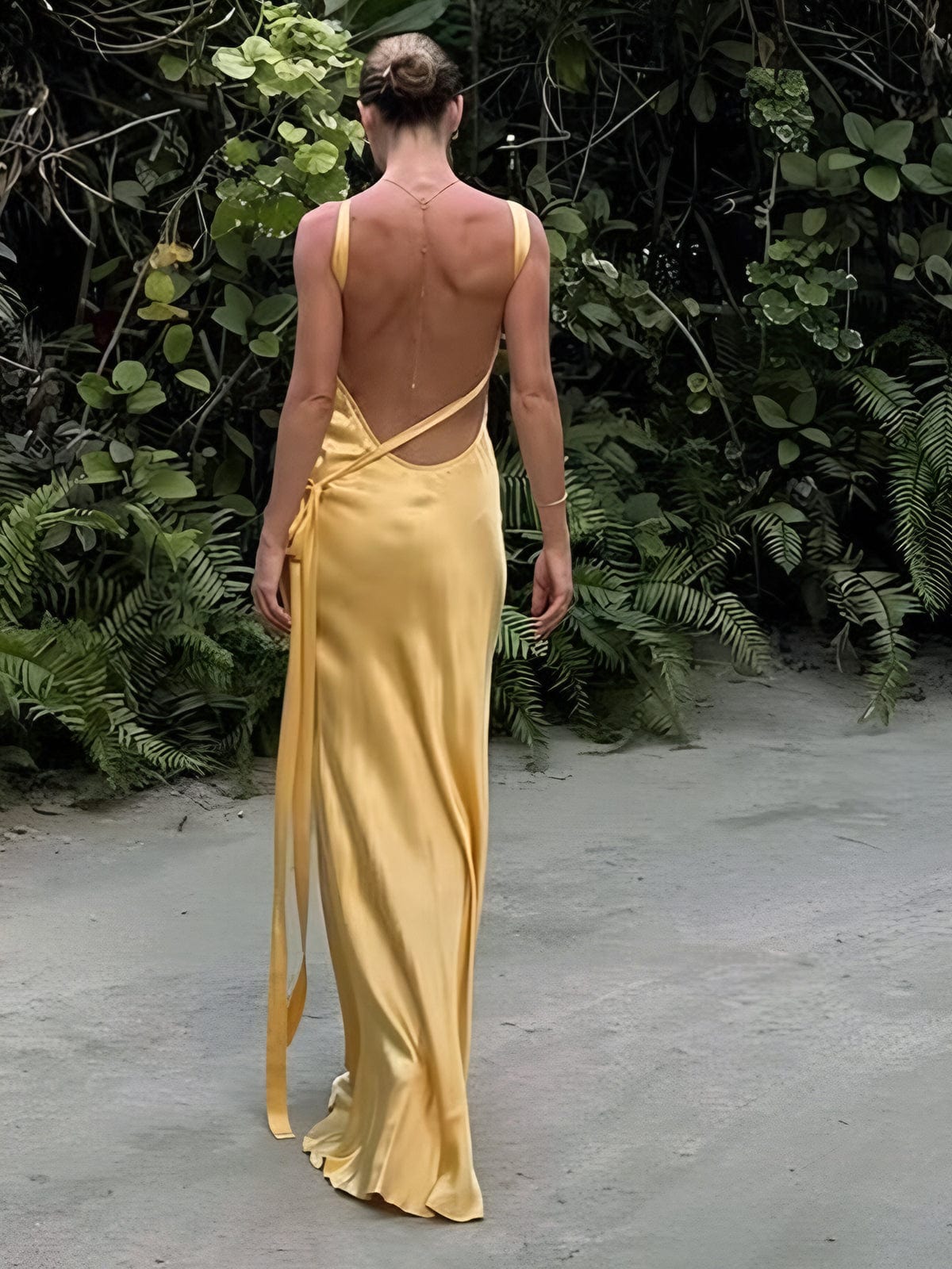 Selina | Satin Halter Dress