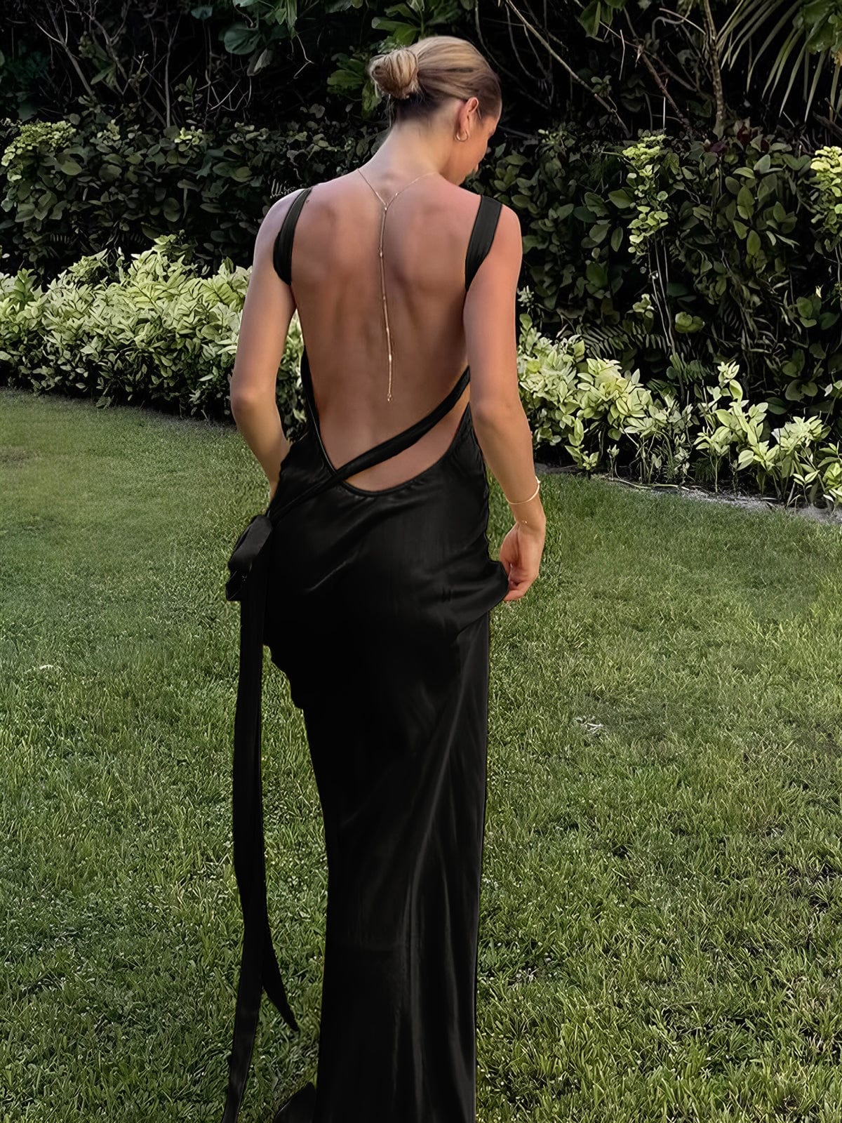 Selina | Satin Halter Dress