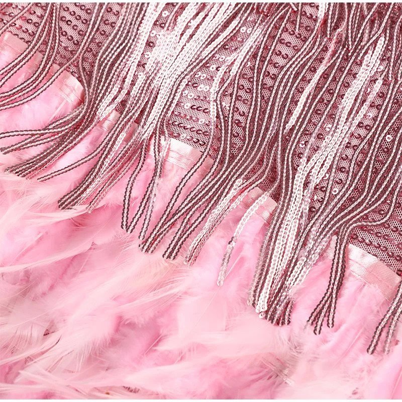 Matilda | Feather Mini Dress
