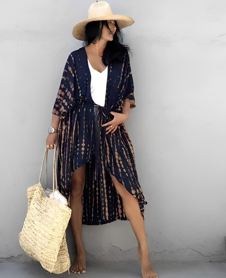 Cecily | Boho Kimono Dress Cover-Up