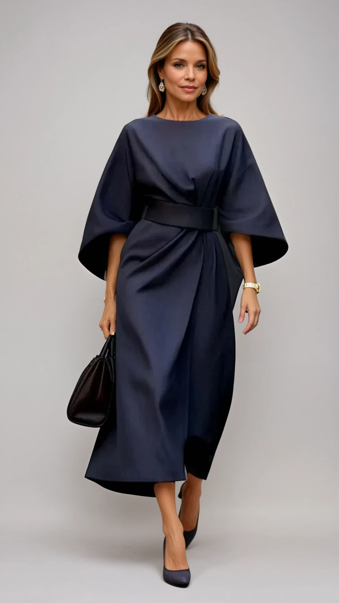 Dove | Elegant Lantern Sleeve Dress