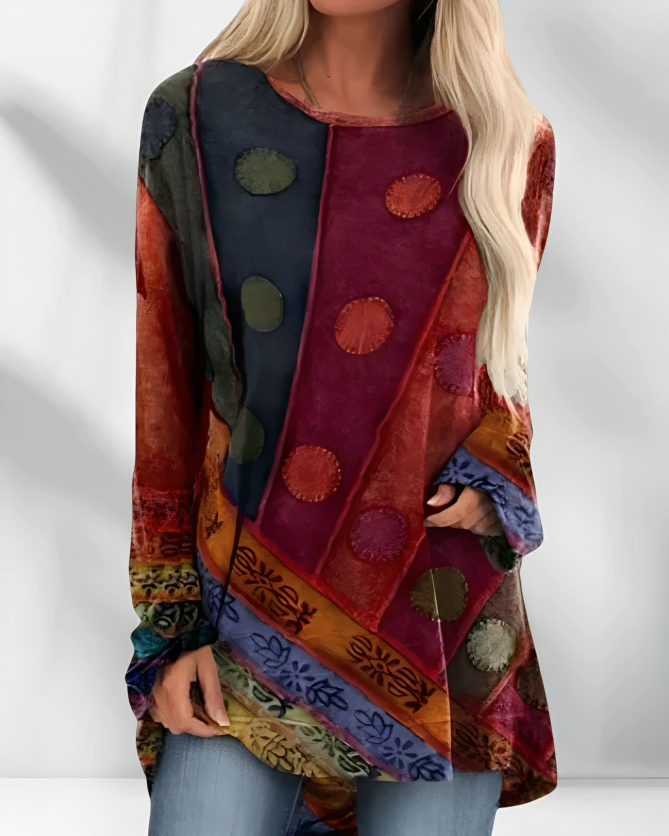 Evanthe | Ethnic Print Blouse
