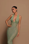 Leonie | Emerald Allure Dress