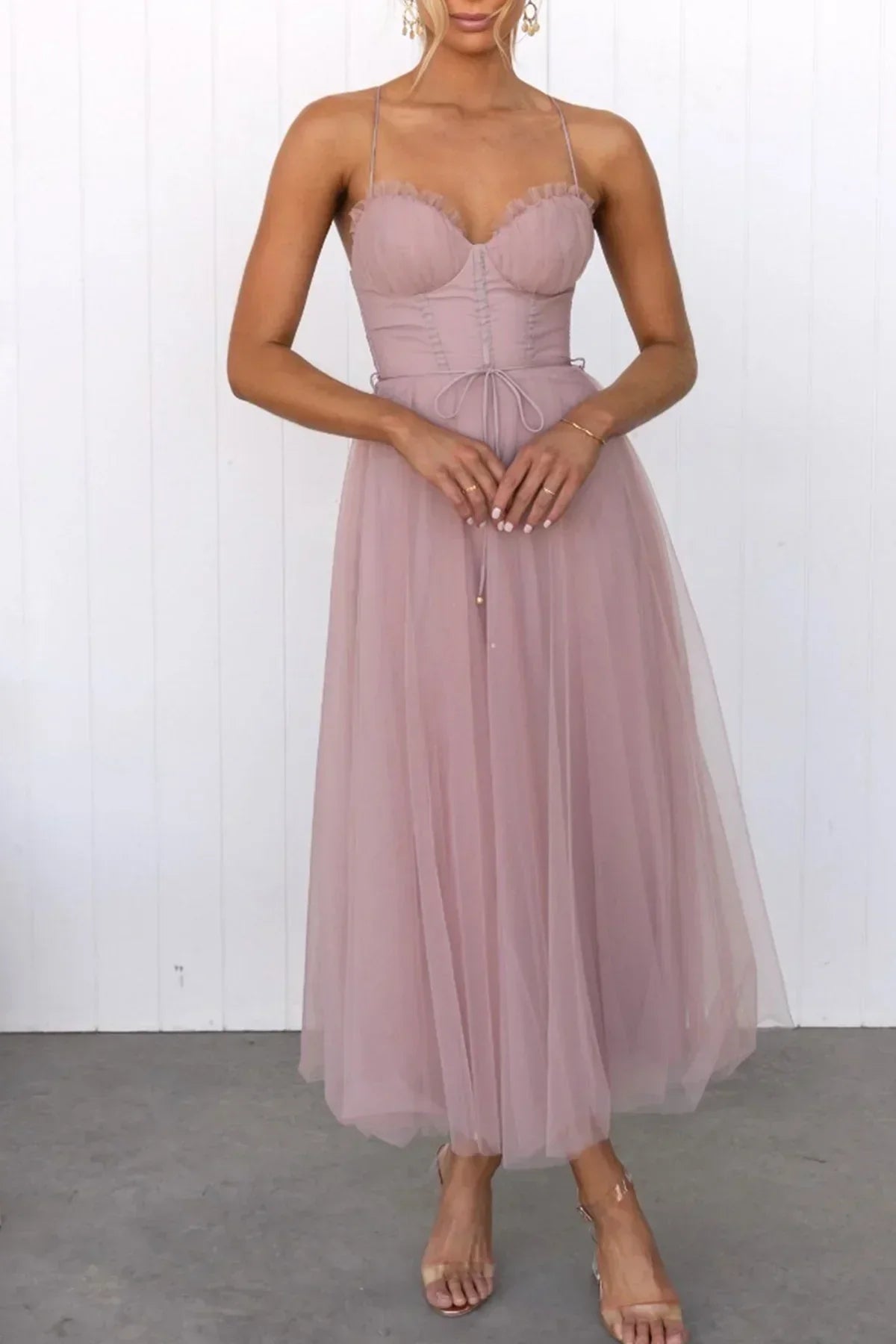 Kiera | Mesh Corset Lace Dress