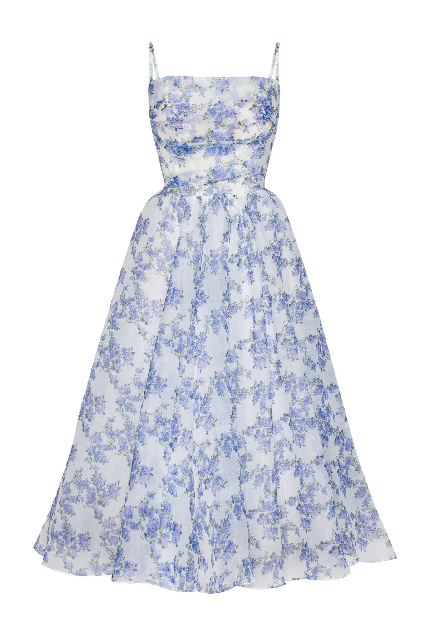 Elowen | Spaghetti Straps Midi Dress