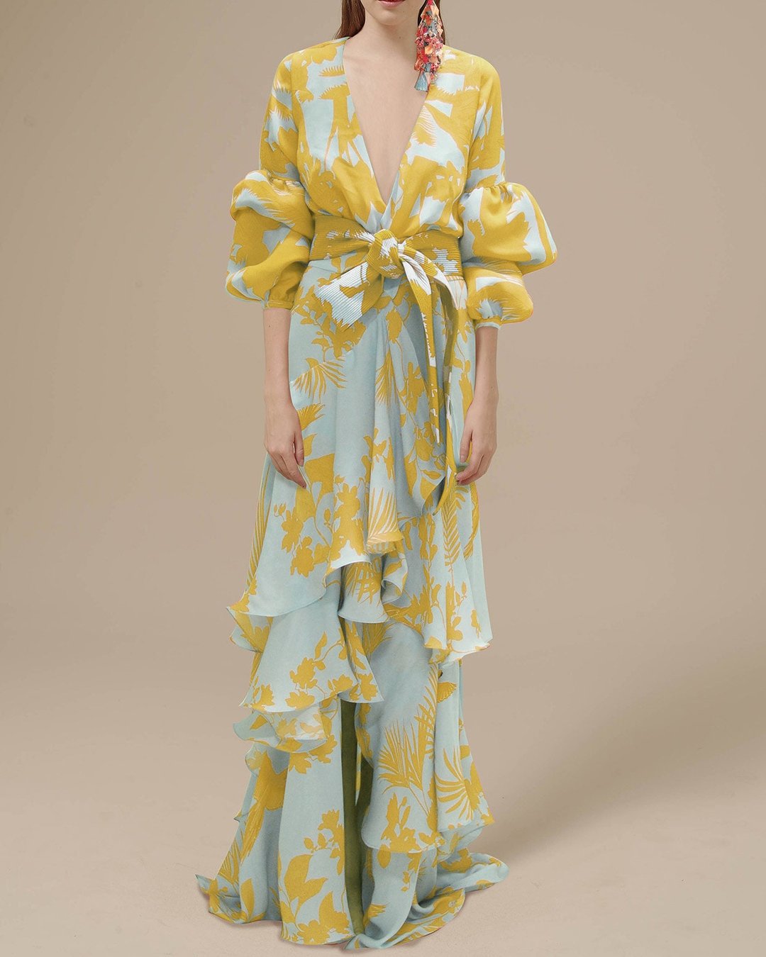 Novella | Printed Chiffon Dress