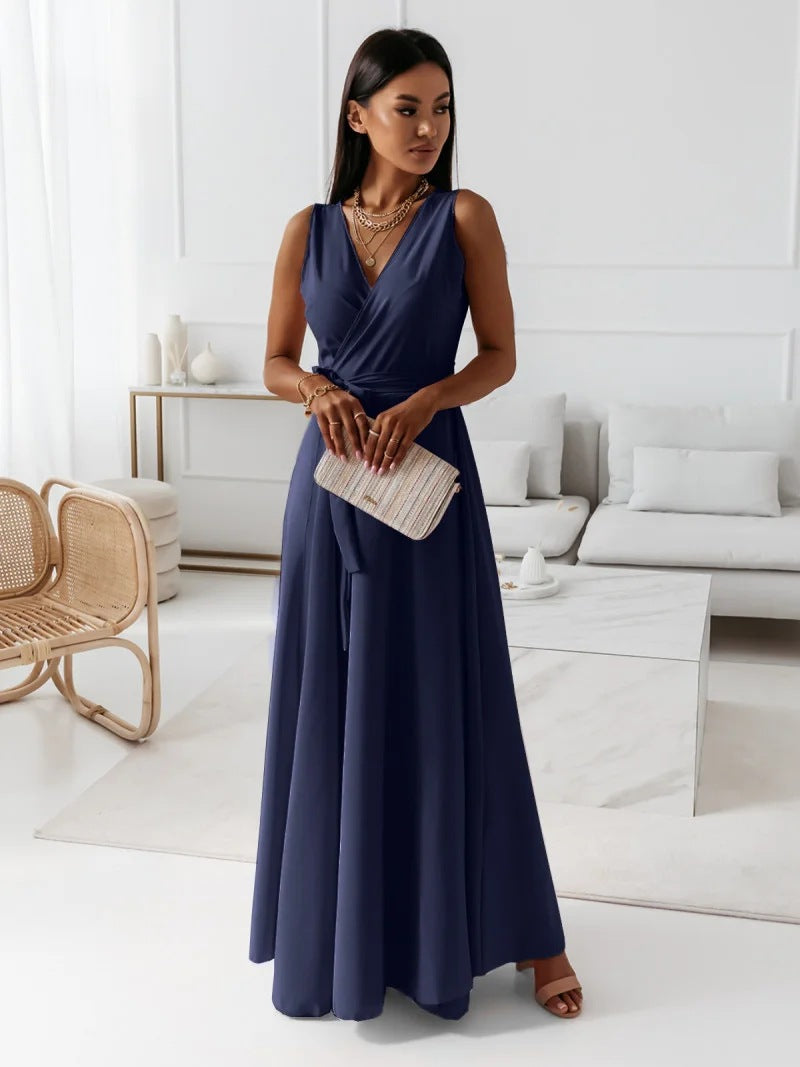 Fenella | Plain Long Dress