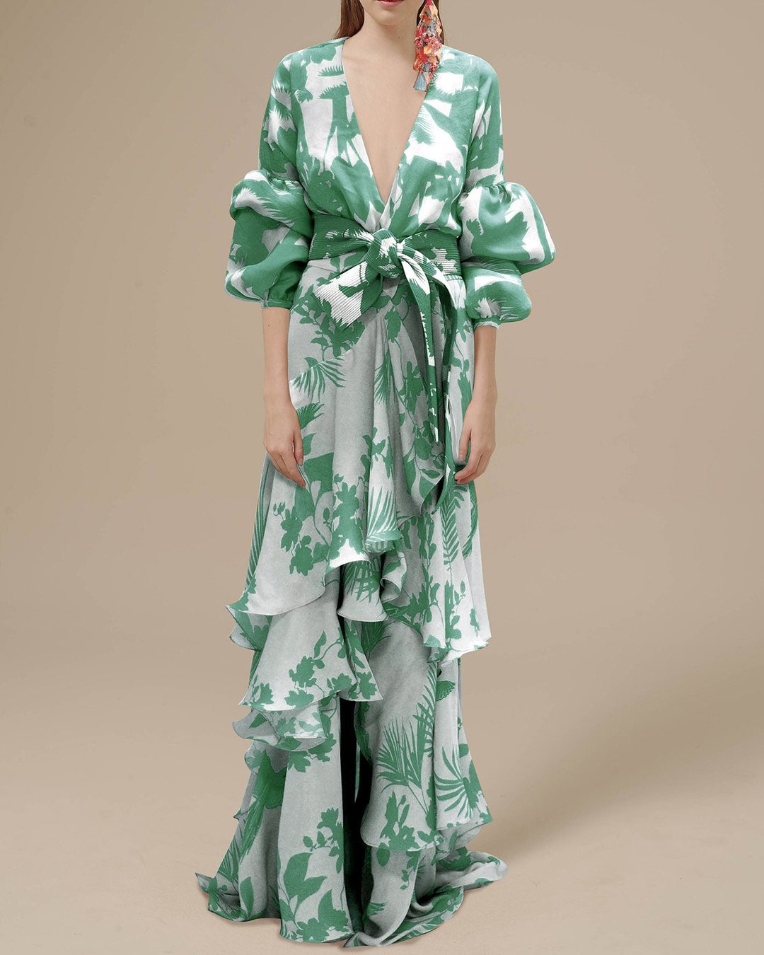 Novella | Printed Chiffon Dress