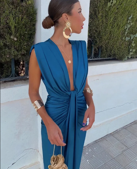 Lilia | Elegant Pleated Dress