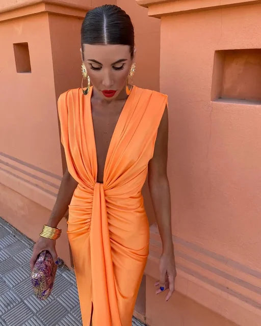 Lilia | Elegant Pleated Dress