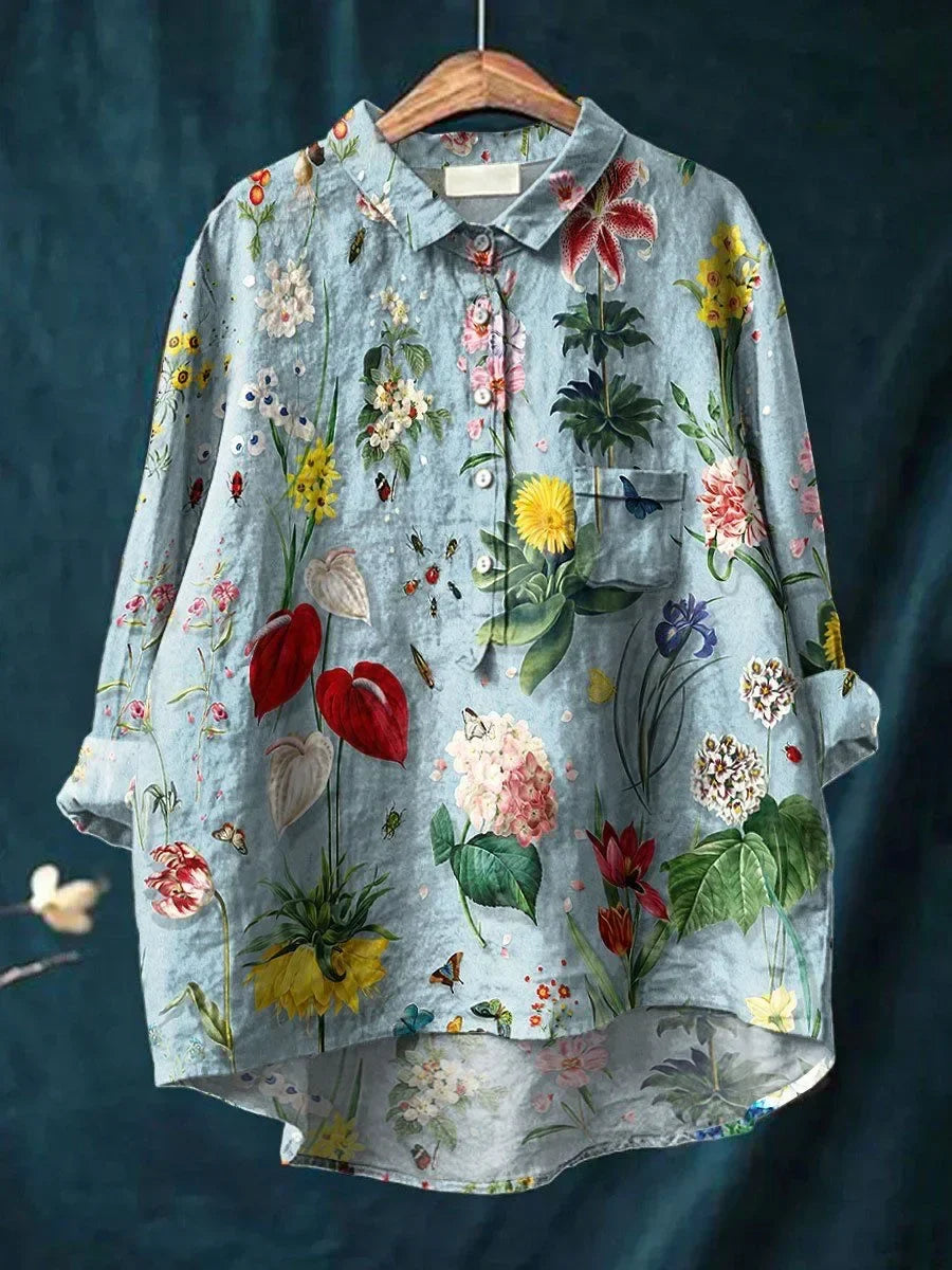 Bonnie | Stylish Loose-Fit Floral Shirt