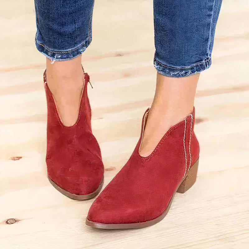 Ismay | Pointed Ankle Boots
