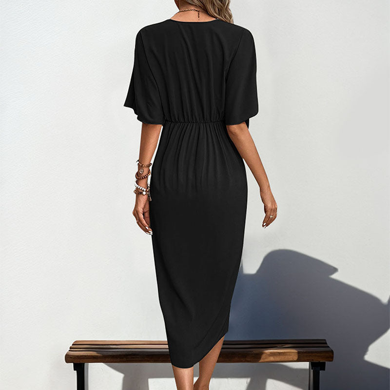 Ismay | Women's Puffed Sleeve Wrap Dress