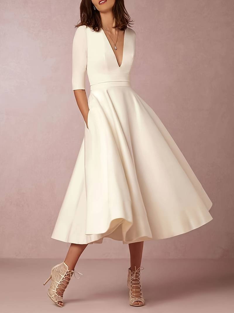 Eulalia | Elegant Midi Dress