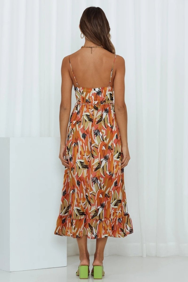 Juniper | Colorful Midi Dress