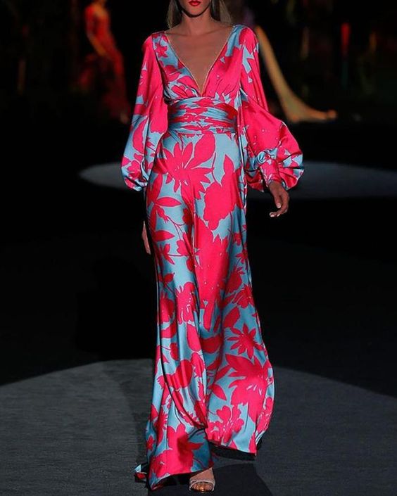 Xanthe | Elegant Flowy Maxi Dress