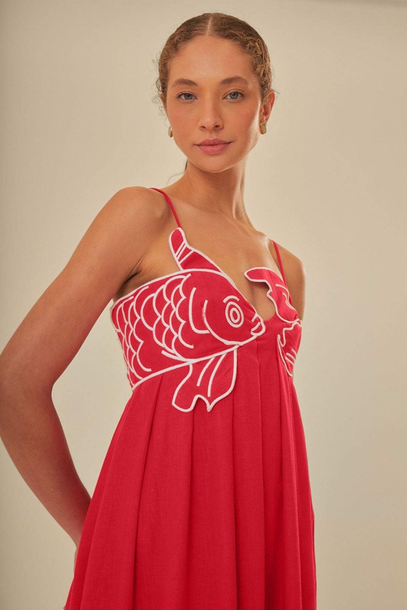 Felicity | Embroidered Maxi Slip Dress