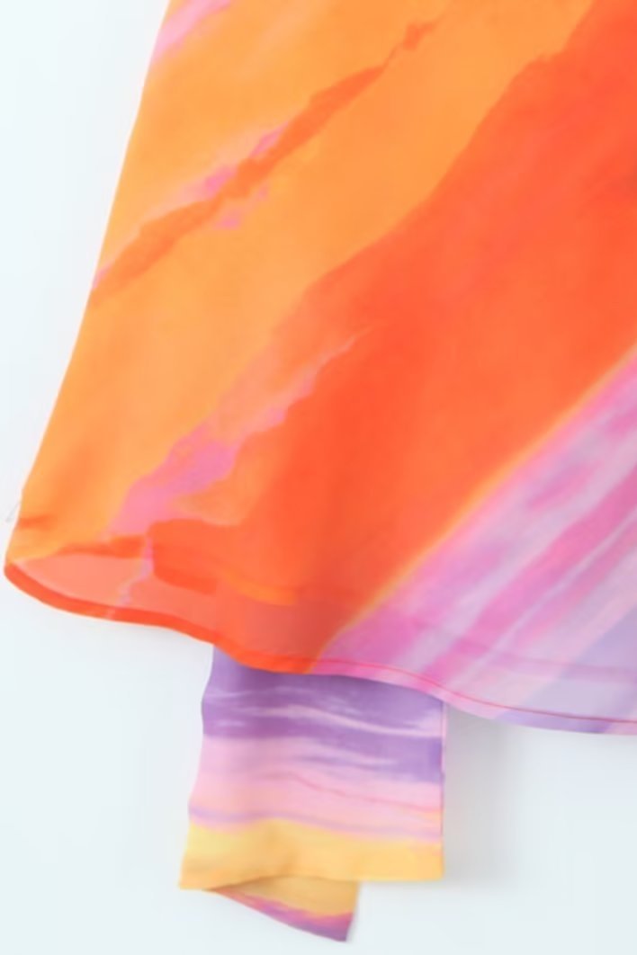 Holly | Tropical Sunset Mini Dress