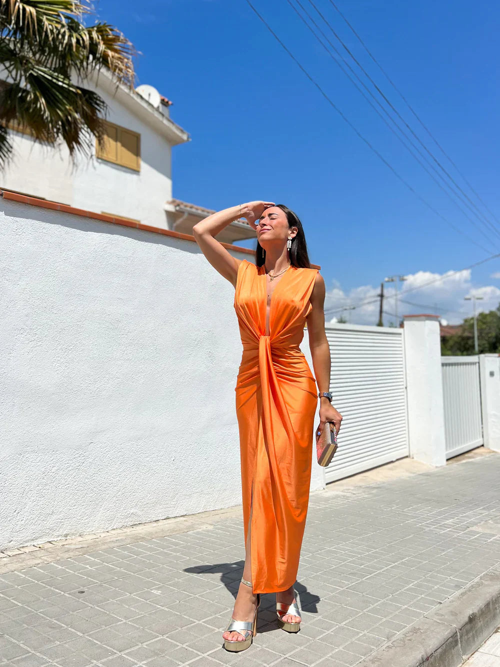 Grace | Elegant Pleated Maxi Dress