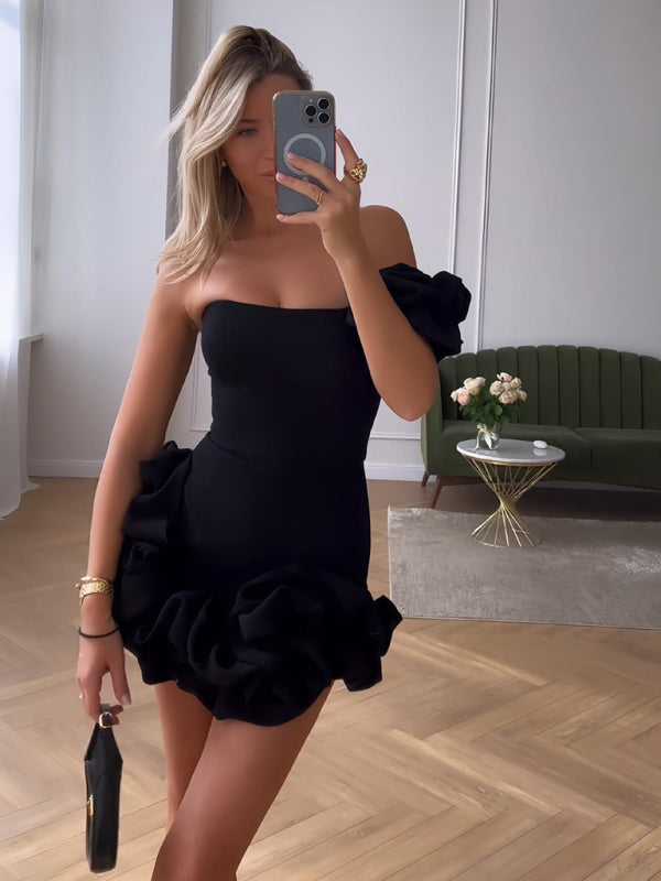 Fiora | One-Shoulder Mini Dress