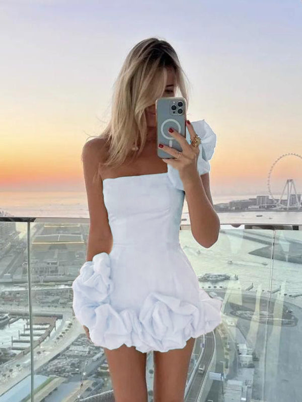 Fiora | One-Shoulder Mini Dress