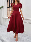 Isadora | V-Neck Midi Dress