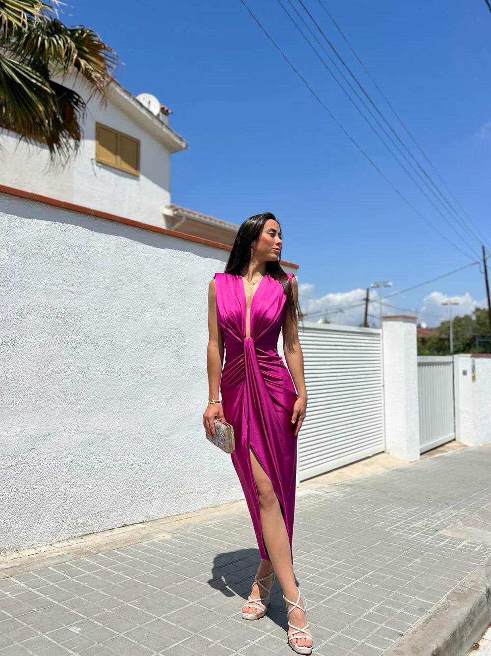Grace | Elegant Pleated Maxi Dress