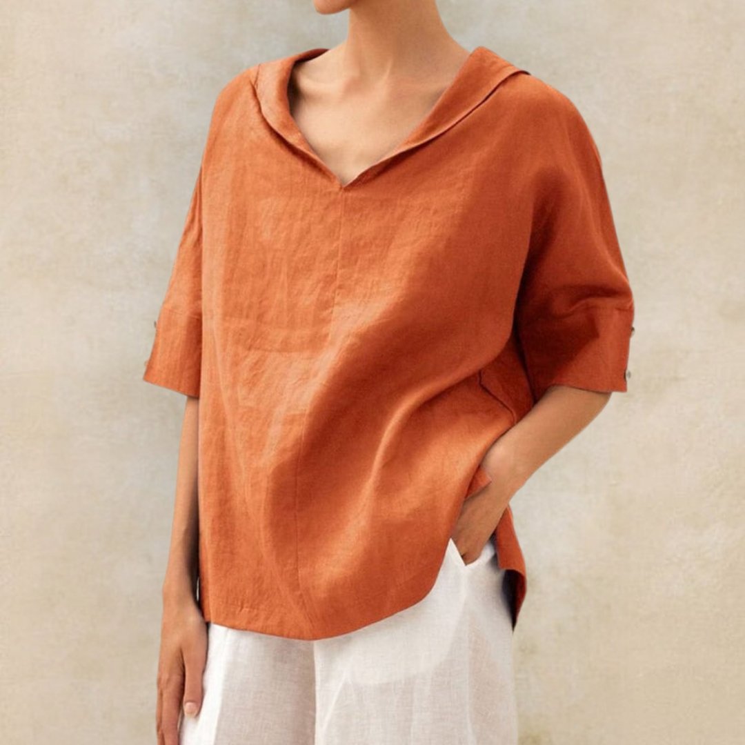 Martha | V-Neck Casual Shirt