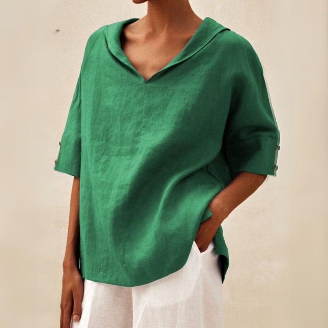 Martha | V-Neck Casual Shirt