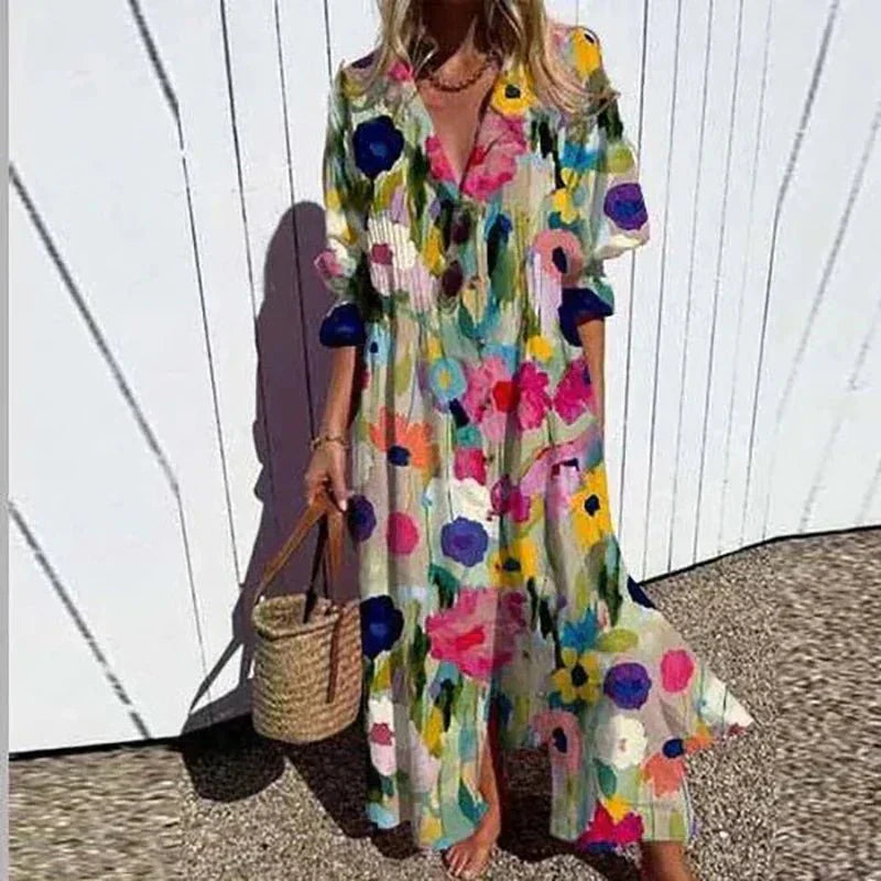Geneva | Classic Boho Maxi Dress
