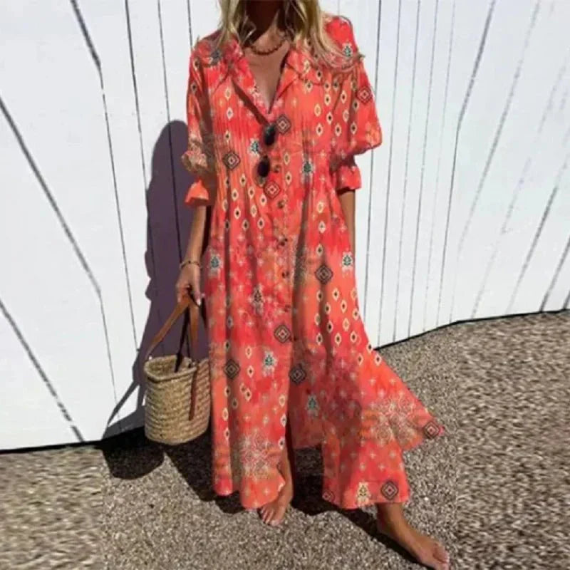 Geneva | Classic Boho Maxi Dress