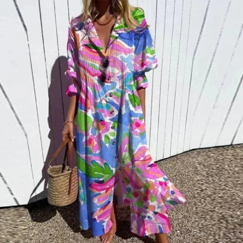Geneva | Classic Boho Maxi Dress