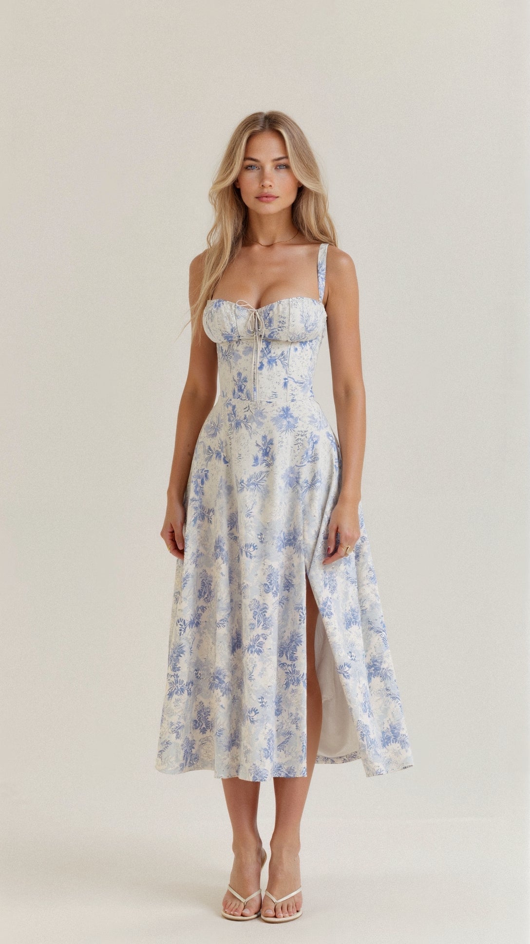 Briony | Corset Midi Dress