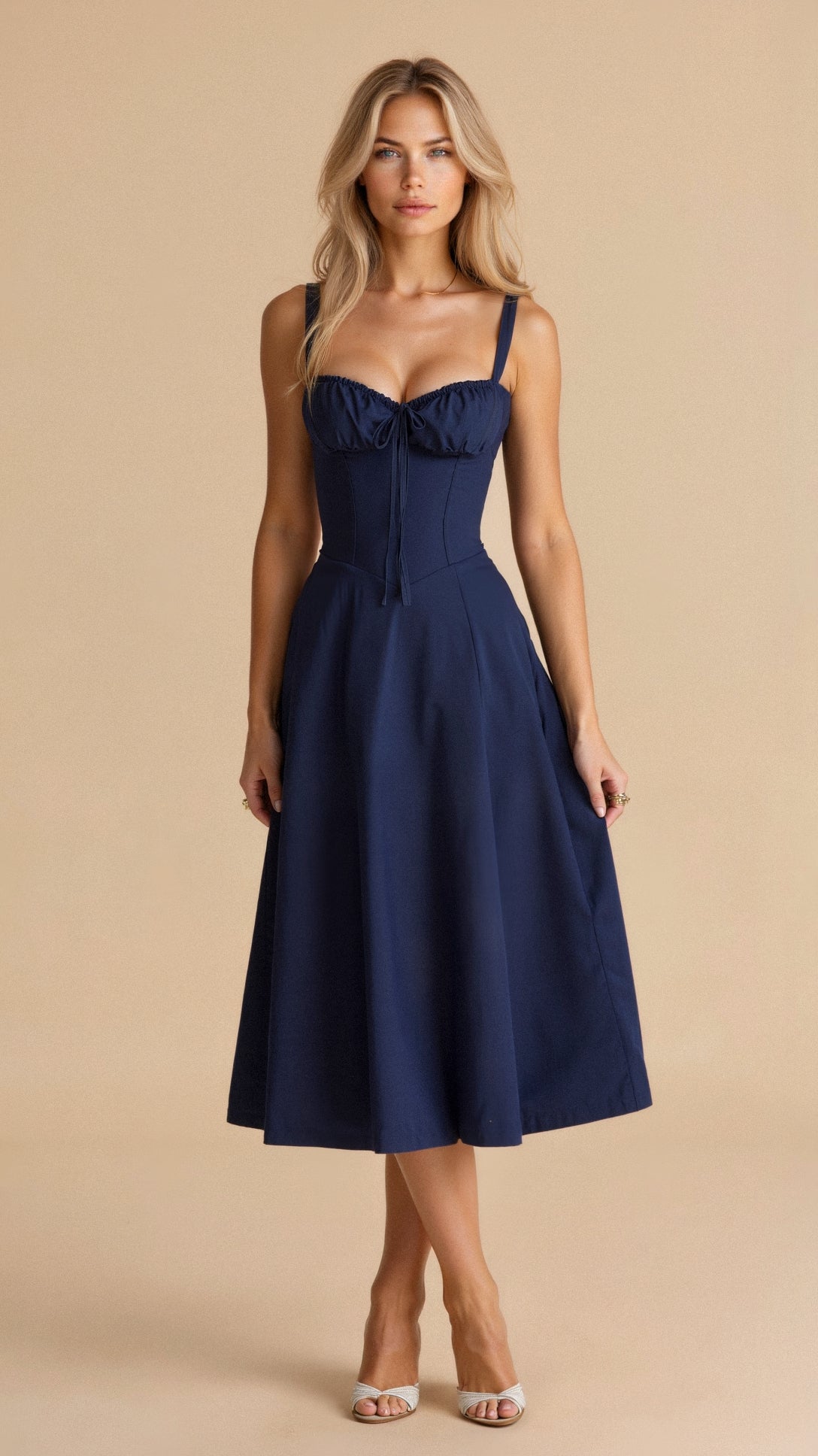 Briony | Corset Midi Dress