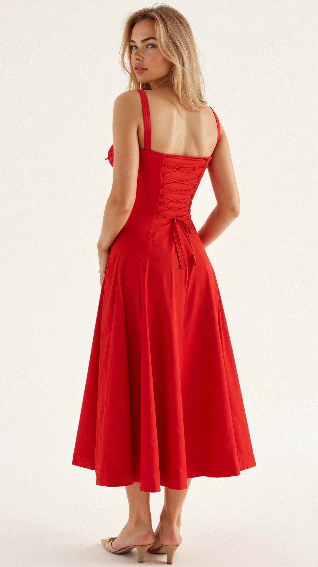 Briony | Corset Midi Dress