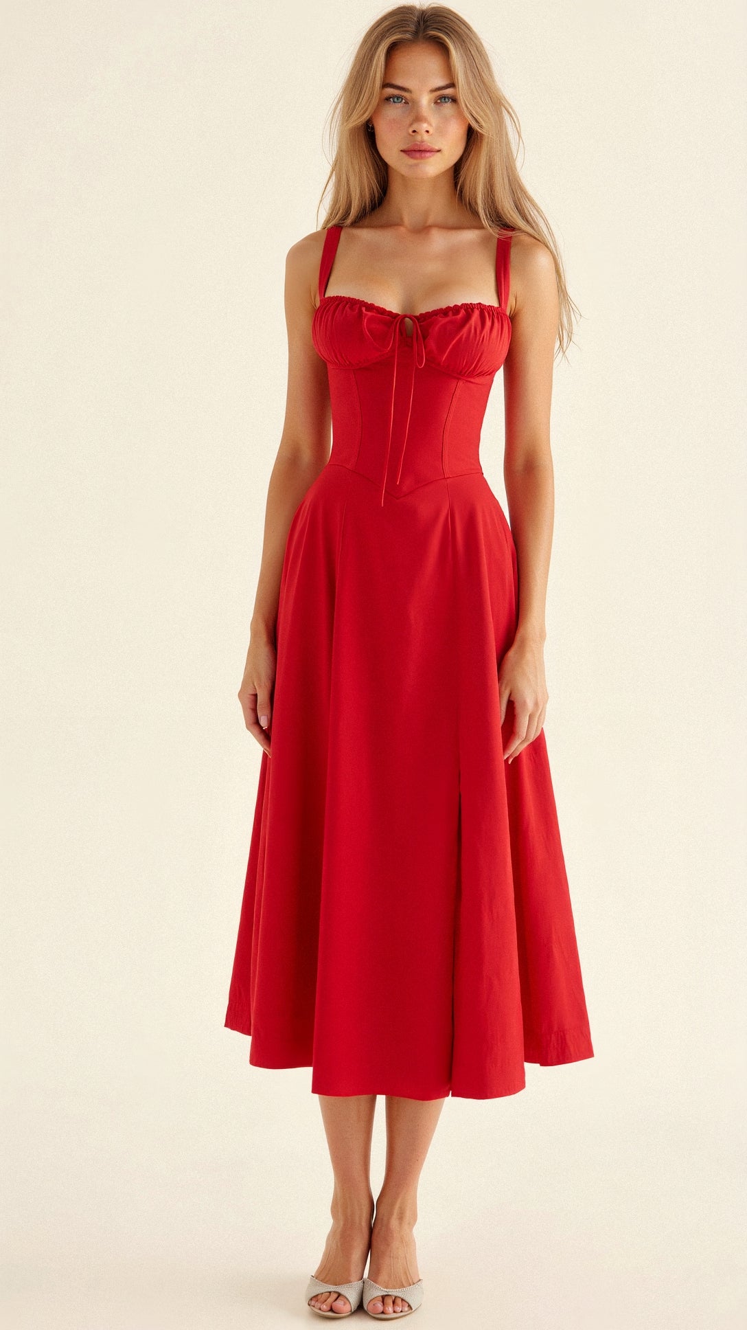 Briony | Corset Midi Dress