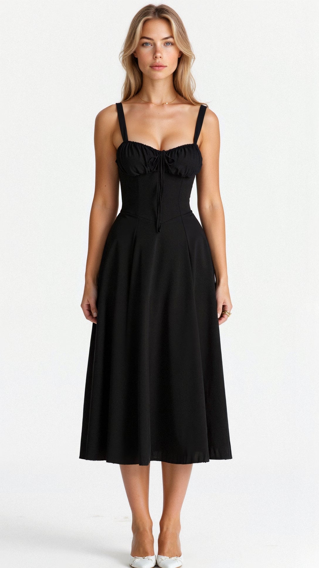 Briony | Corset Midi Dress