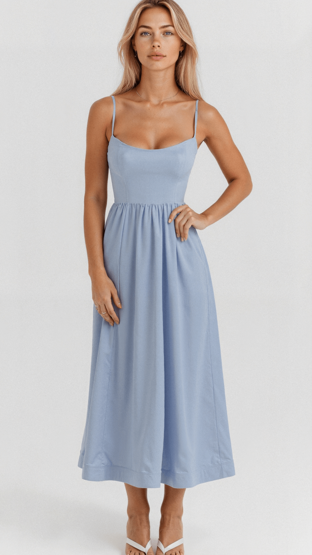Dahlia | Elegant A-Line Midi Dress