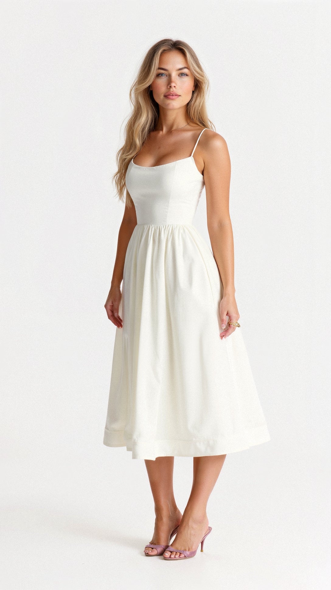 Dahlia | Elegant A-Line Midi Dress