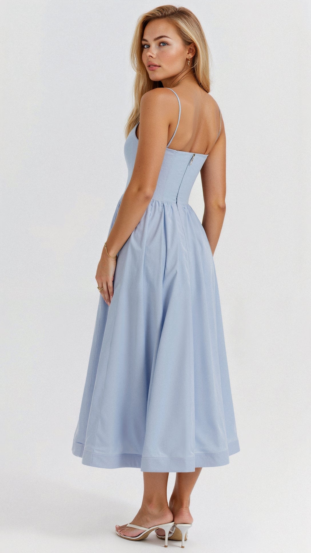 Dahlia | Elegant A-Line Midi Dress