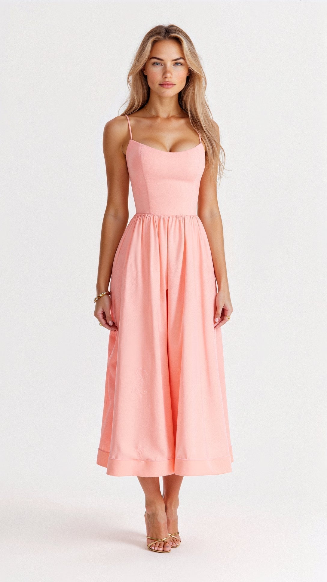 Dahlia | Elegant A-Line Midi Dress