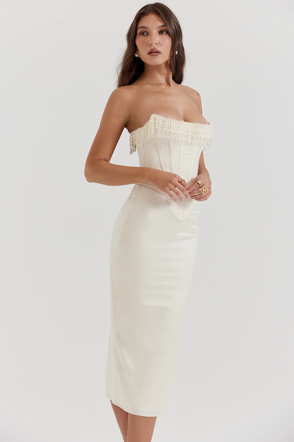 Celandine | Vintage Strapless Dress