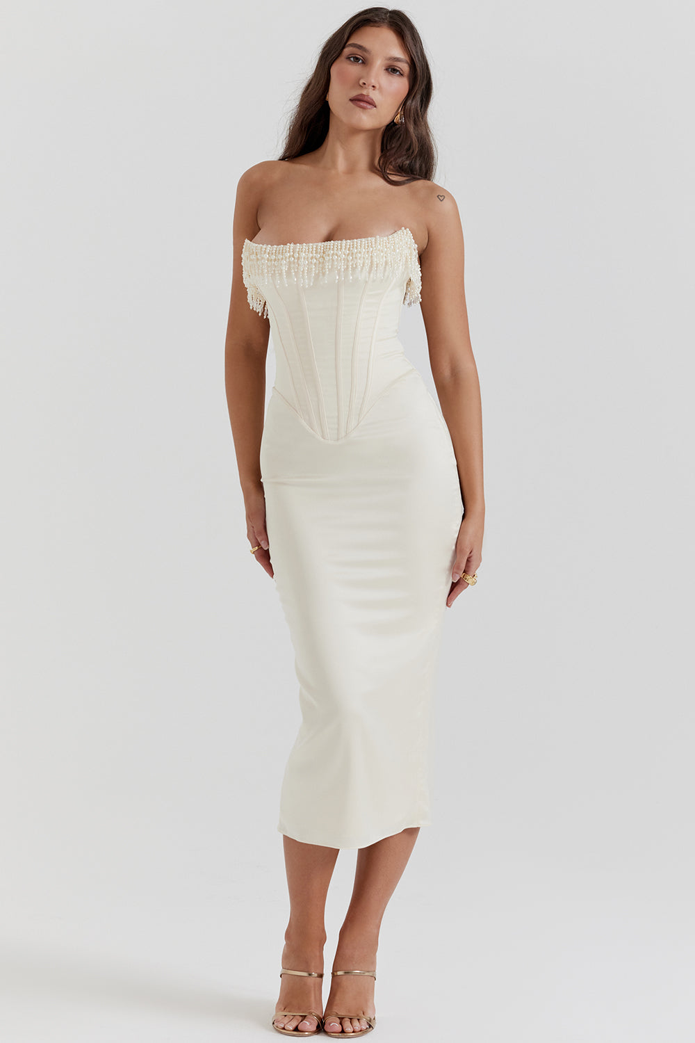 Celandine | Vintage Strapless Dress