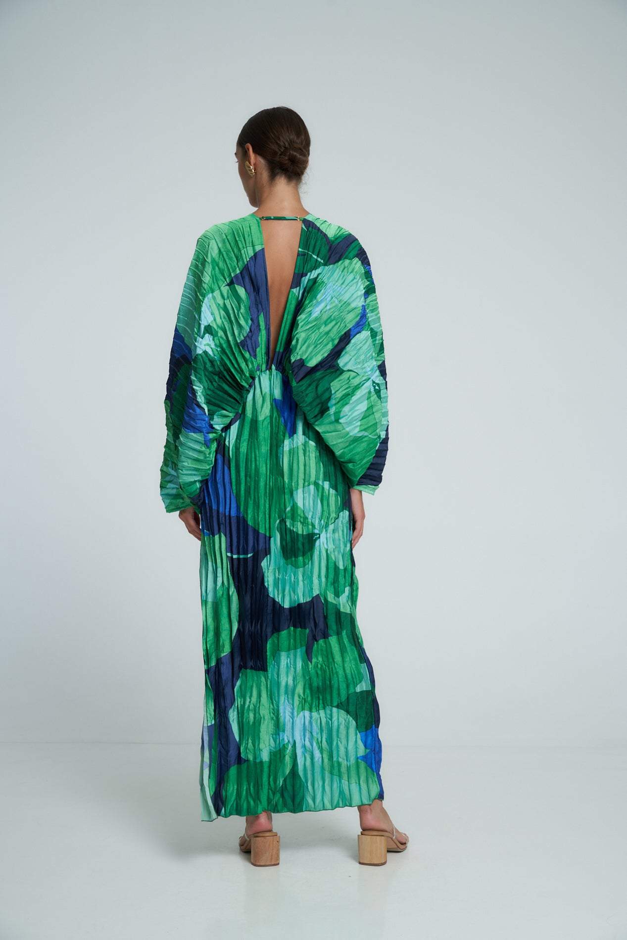 Winona | Printed Plisse Maxi Dress